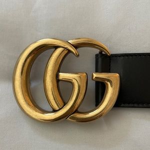 Gucci gold belt